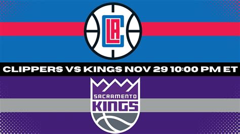 clippers kings predictions|los angeles clippers sacramento kings.